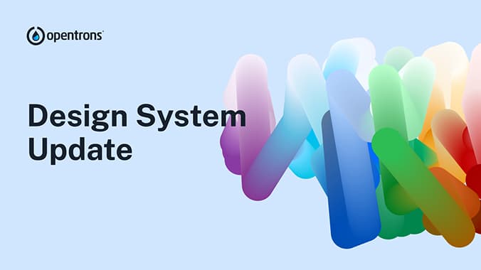 Design system presentation slide 1
