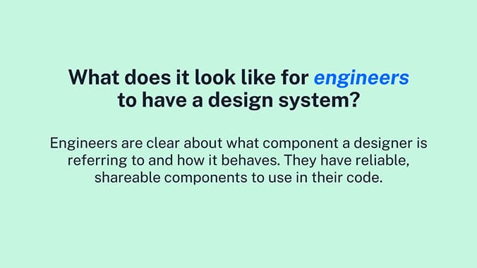 Design system presentation slide 4