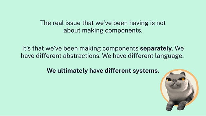 Design system presentation slide 8